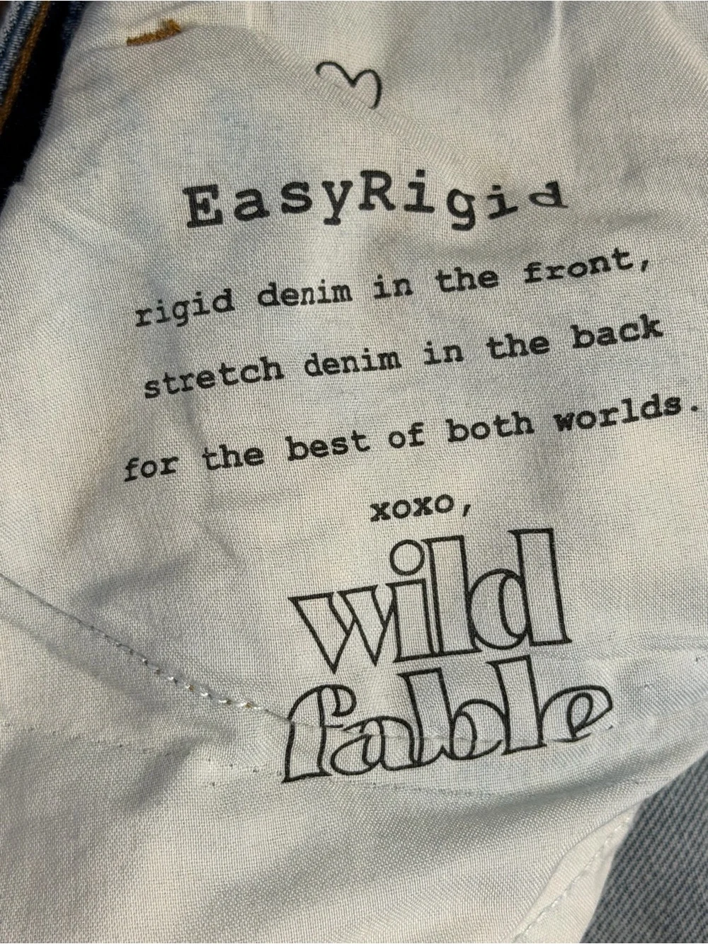 Wild Fable High Rise Denim Jorts | Distressed Blue Jean Shorts | Size 14